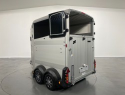 2022 Ifor Williams HBX506 2 paards trailer - Voorlosser RH (zilver) VT243 | Aanhangwagen | Paardentrailer