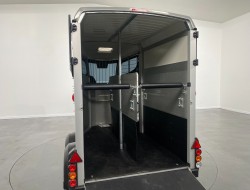 2022 Ifor Williams HBX506 2 paards trailer - Voorlosser RH (zilver) VT243 | Aanhangwagen | Paardentrailer