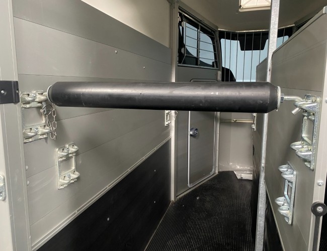 2022 Ifor Williams HBX506 2 paards trailer - Voorlosser RH (zilver) VT243 | Aanhangwagen | Paardentrailer