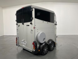 2022 Ifor Williams HBX506 2 paards trailer - Voorlosser RH (zilver) VT243 | Aanhangwagen | Paardentrailer