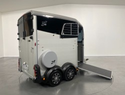 2022 Ifor Williams HBX506 2 paards trailer - Voorlosser RH (zilver) VT243 | Aanhangwagen | Paardentrailer