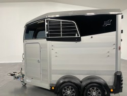 2022 Ifor Williams HBX506 2 paards trailer - Voorlosser RH (zilver) VT243 | Aanhangwagen | Paardentrailer