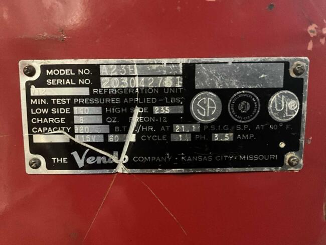 1954 Vendo Company A23E Coca-Cola VK8902 | Overige | Diversen