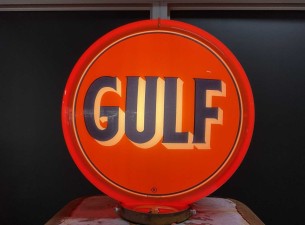 1955 Gilbarco Gulf Benzinepomp