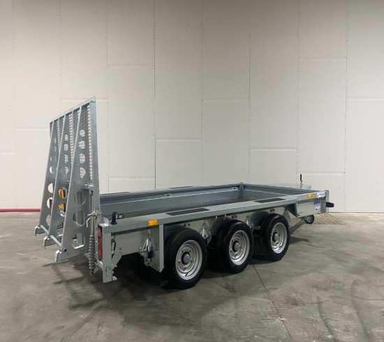 2023 Ifor Williams GX126 Klep 3-asser machinetransporter VT318