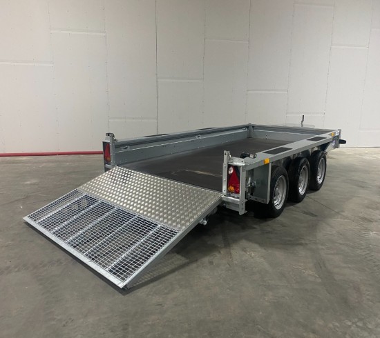 2023 Ifor Williams GX126 Klep 3-asser machinetransporter VT318