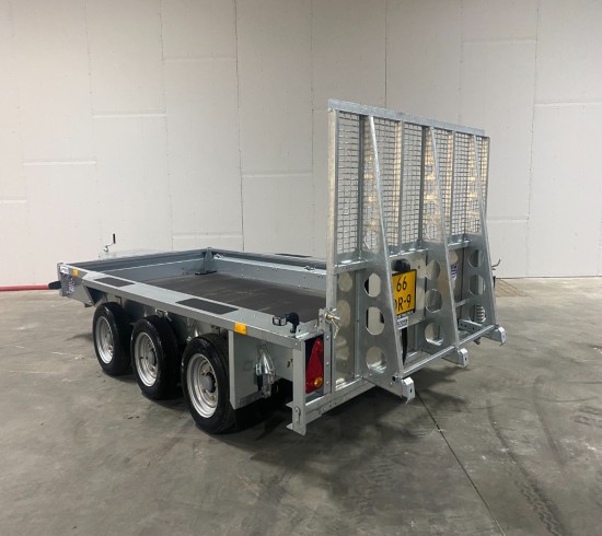 2023 Ifor Williams GX126 Klep 3-asser machinetransporter VT318