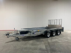 2023 Ifor Williams GX126 Klep 3-asser machinetransporter VT318