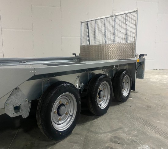 2023 Ifor Williams GX126 Klep 3-asser machinetransporter VT318