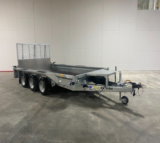 2023 Ifor Williams GX126 Klep 3-asser machinetransporter VT318