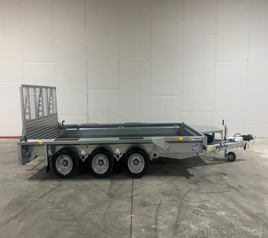 2023 Ifor Williams GX126 Klep 3-asser machinetransporter VT318