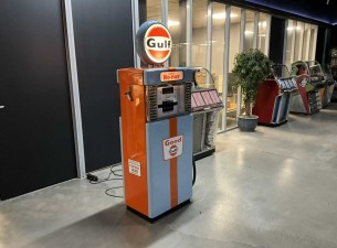 1955 Wayne 505 Gulf No Nox Benzinepomp-01P-4XL