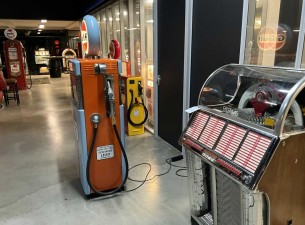 1955 Wayne 505 Gulf No Nox Benzinepomp-01P-4XL