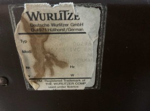 Wurlitzer V25/25 Sigaretten Automaat