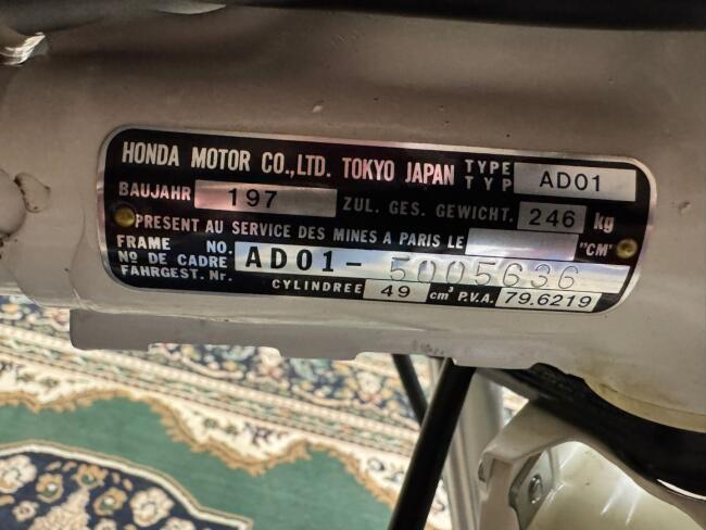 1980 Honda MT-5 Wit KN199 | Transport | Bromfiets / Motor