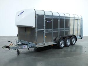 2026 Ifor Williams TA510 16x6 (497x178x182cm) Veetrailer 3-asser VT1020 | Aanhangwagen | Veetrailer
